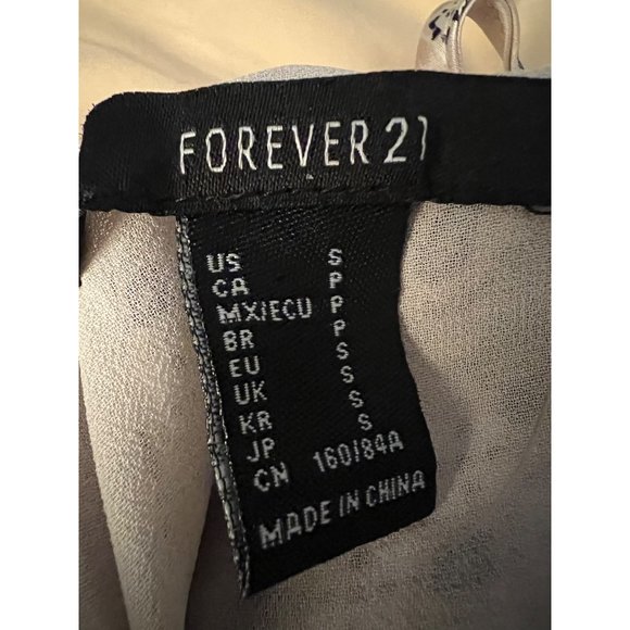 Forever 21 Midi Tan Paisley Design Slip Dress - Size Small - Picture 5 of 5